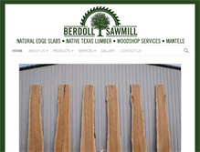Tablet Screenshot of berdollsawmill.com